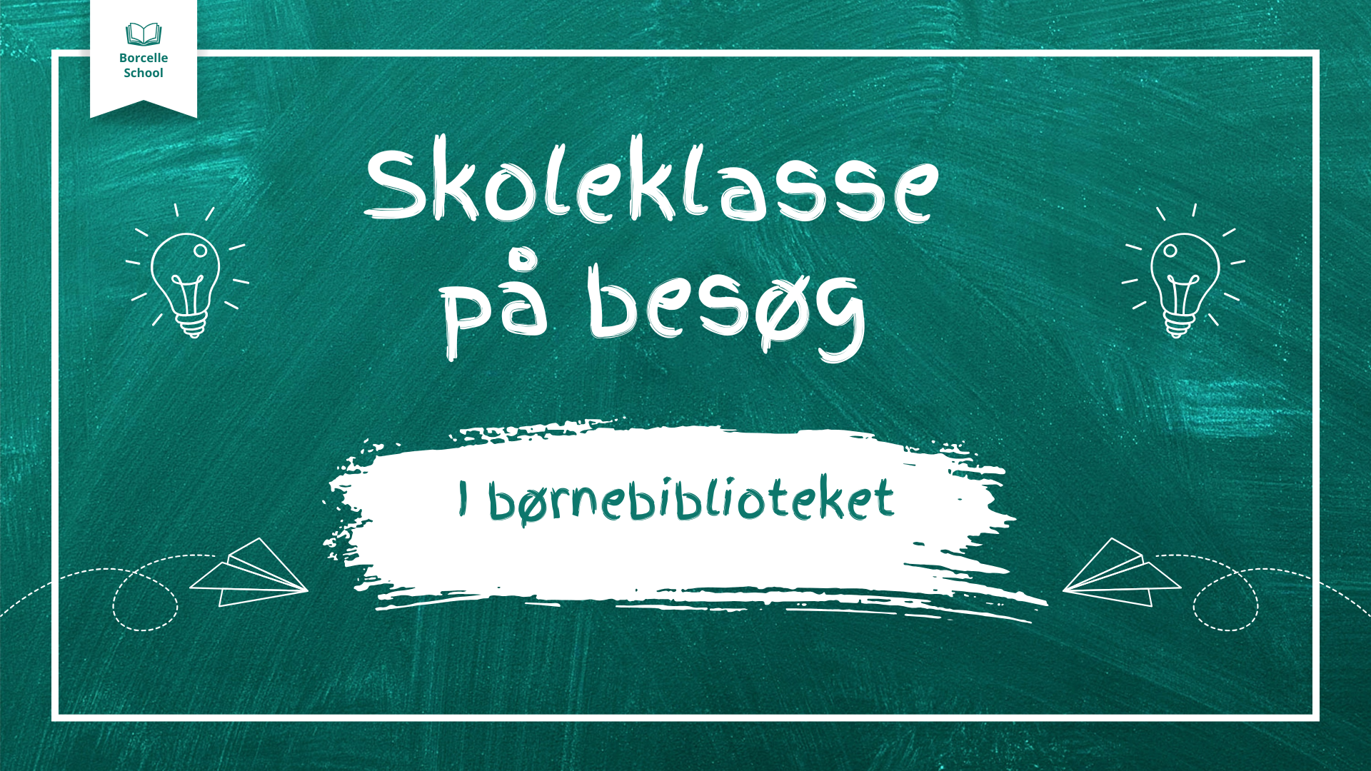Skoleklasse på besøg