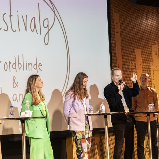 Fæstivalg i Dokk1 - en festival for ordblinde og alle andre.