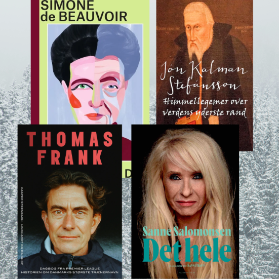 4 bogforsider af bøger nævnt i artiklen