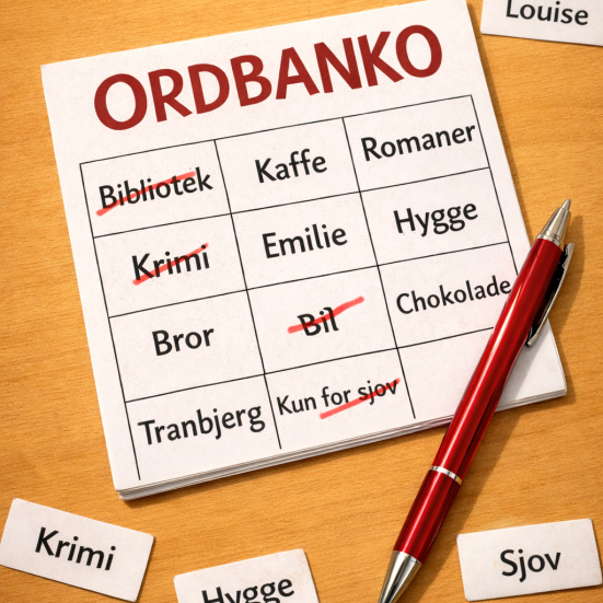 Ordbanko på Tranbjerg Bibliotek