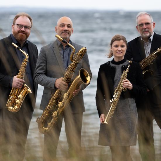 Jutlandia Saxofonkvartet. Foto: Jakob Nielsen