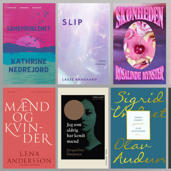 Forsider af godt anmeldte bøger