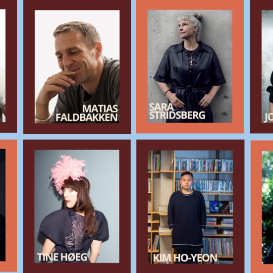 Portrætfotos af nogle af de forfattere, du kan møde til årets festival