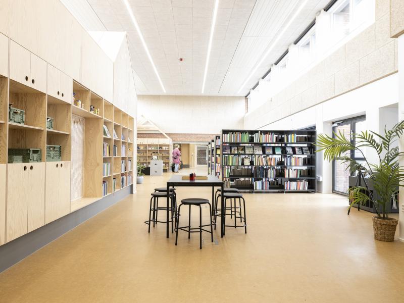 Solbjerg Bibliotek - set indefra.