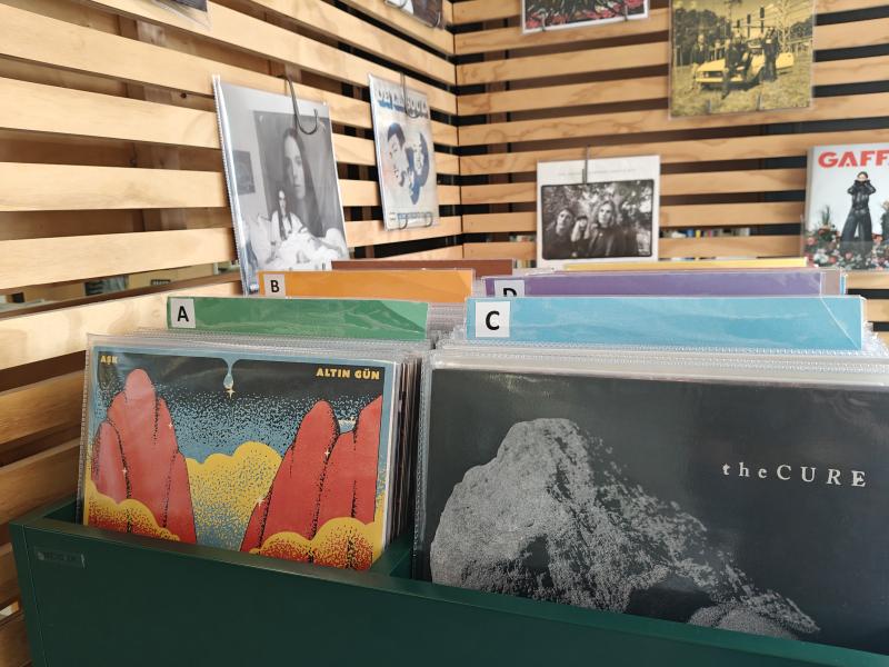 Billede af Hasle Biblioteks pladesamling