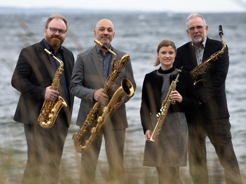 Jutlandia Saxofonkvartet. Foto: Jakob Nielsen