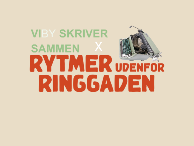 Logo for skriveværkstedet "Vi skriver sammen" og for musikfestivalen "Rytmer udenfor Ringgaden" (klippet sammen)