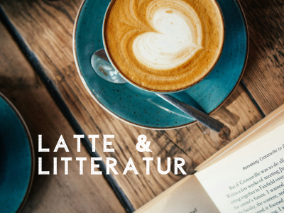 en smuk kom kaffe og en bog