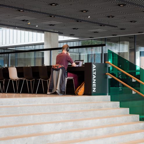 Studiepladser på Altanen i Dokk1.