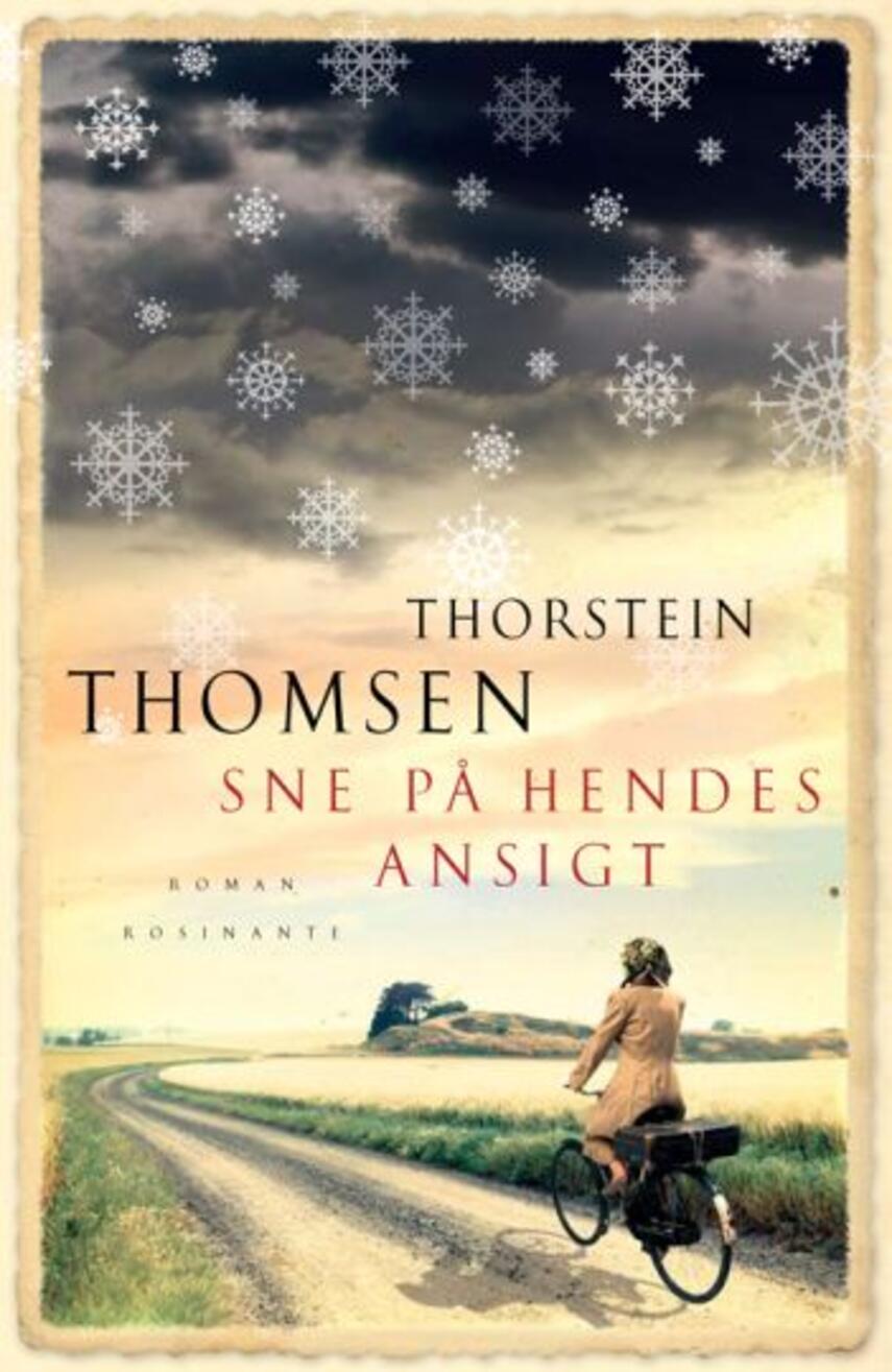 Thorstein Thomsen (f. 1950): Sne på hendes ansigt (280)("LÆSETASKE" - udlånes kun til læsekredse) (Læsetaske)