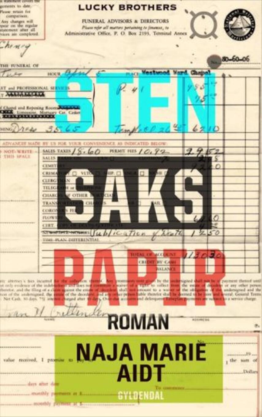 Naja Marie Aidt: Sten, saks, papir : roman (114)("LÆSETASKE" - udlånes kun til Læsekredse) (Læsetaske)