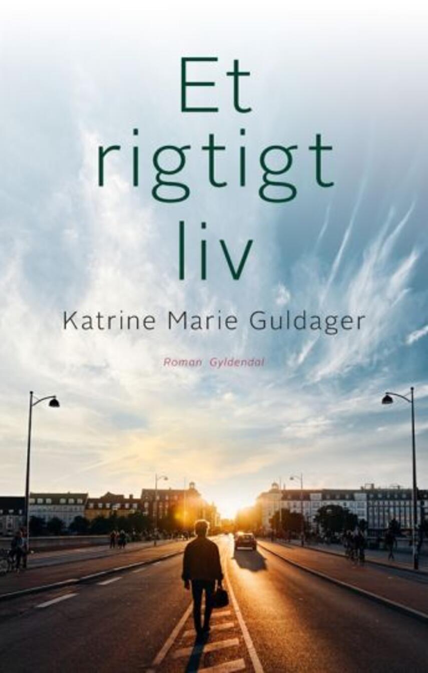Katrine Marie Guldager: Et rigtigt liv : roman (87)("LÆSETASKE" - udlånes kun til Læsetaske) (Læsetaske)