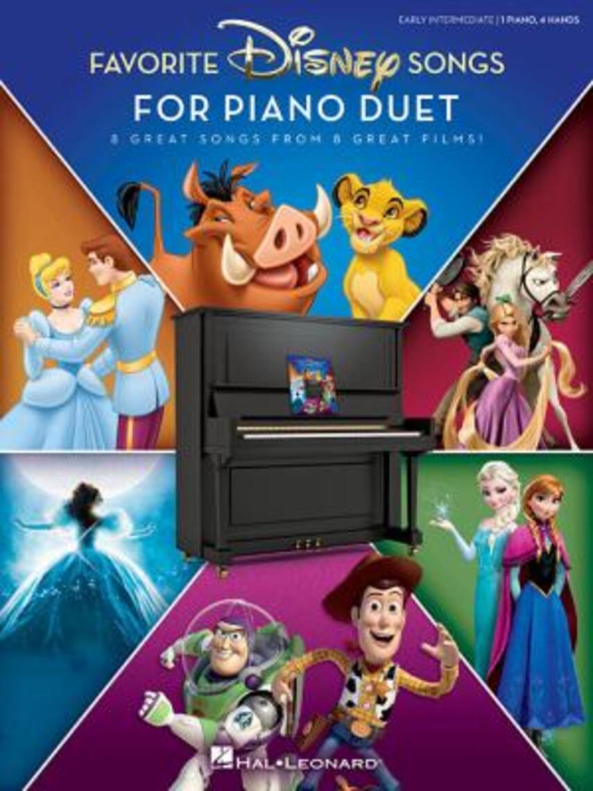 : Favorite Disney songs for piano duet : early intermediate - 1 piano, 4 hands