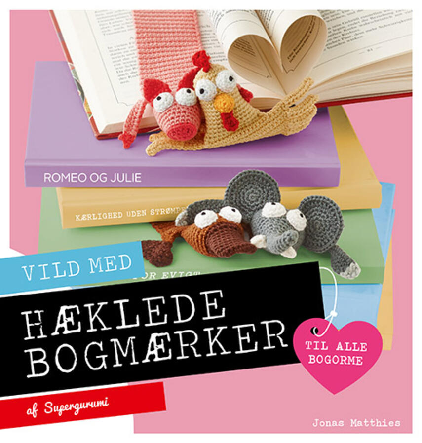 Materiale | med hæklede bogmærker - til bogorme : af Supergurumi | AarhusBibliotekerne
