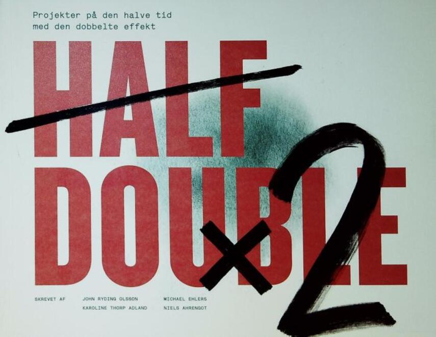 John Ryding Olsson: Half double : projekter på den halve tid med den dobbelte effekt (Tekst på dansk)
