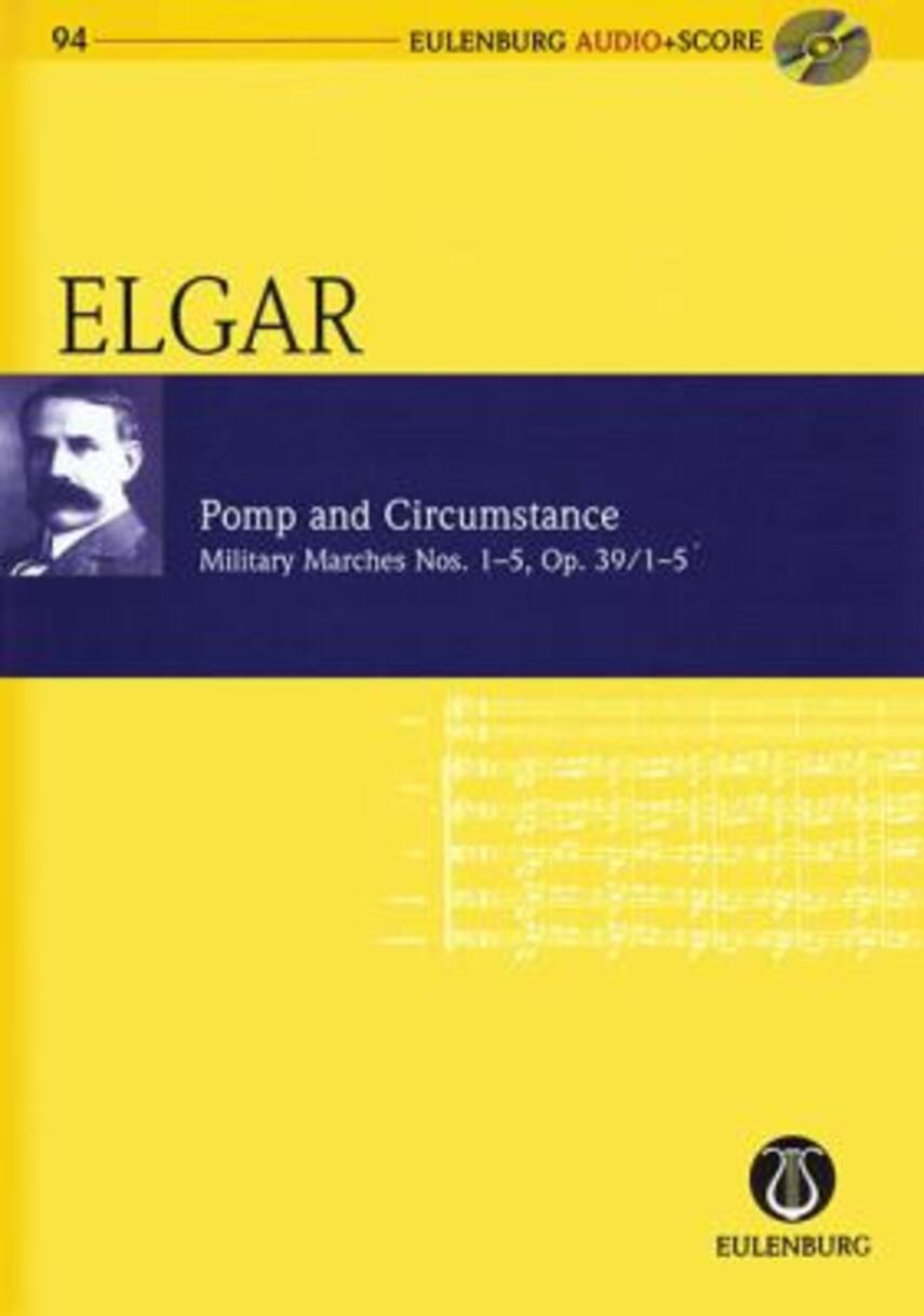Edward Elgar: Pomp and circumstance nr. 1-5, opus 39 (Udgave med cd, ved Brian Bowen)