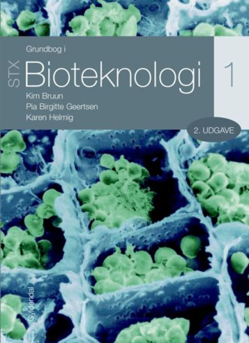 Kim Bruun, Pia Birgitte Geertsen, Karen Helmig: Grundbog i bioteknologi STX. Bind 1