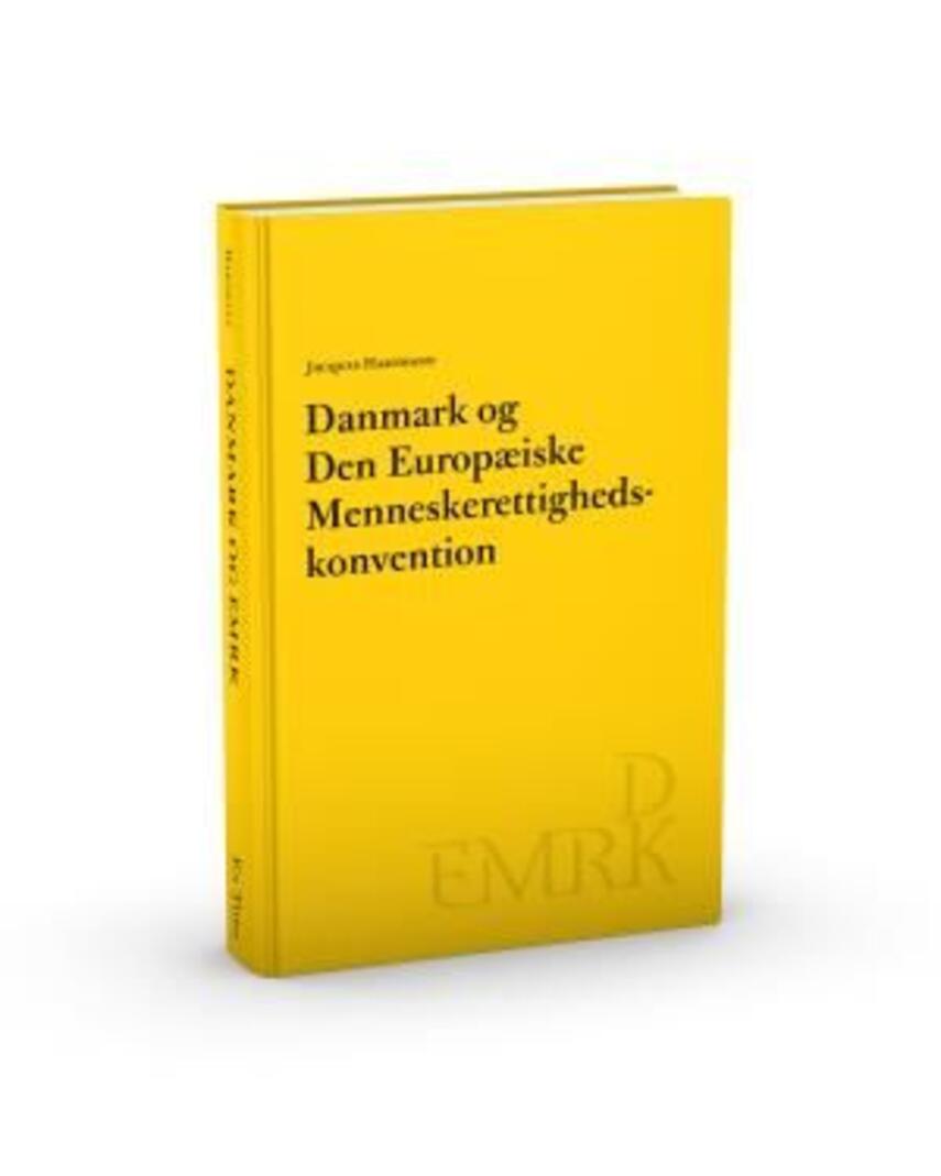 Jacques Hartmann: Danmark og Den Europæiske Menneskerettighedskonvention
