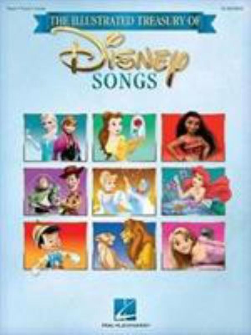 : The illustrated treasury of Disney songs : piano, vocal, guitar (Piano, vocal, guitar)
