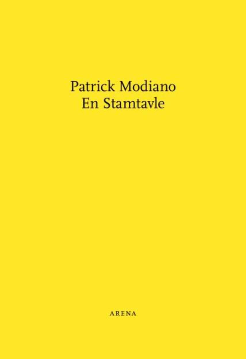 Patrick Modiano: En stamtavle