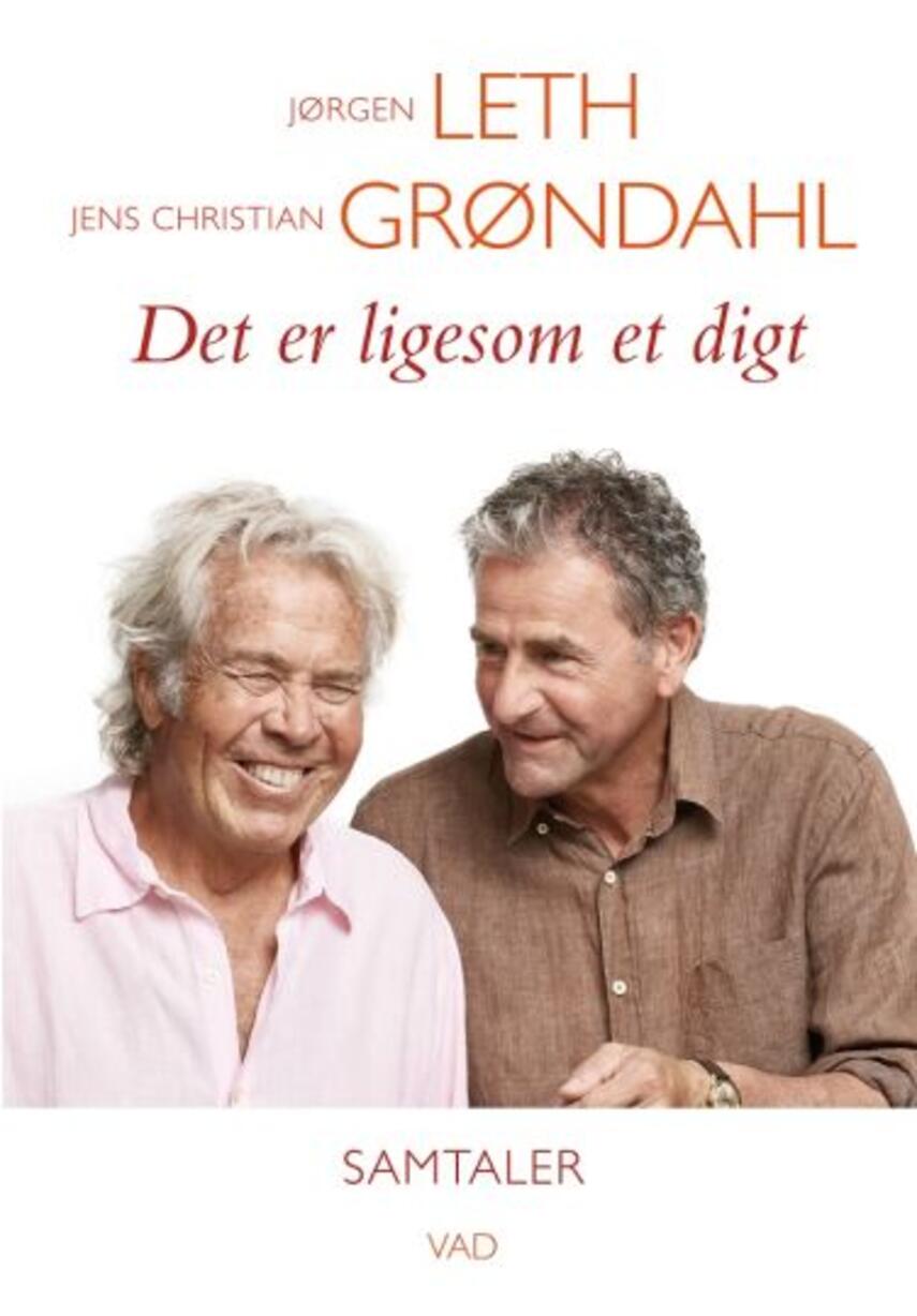 Jørgen Leth, Jens Christian Grøndahl: Det er ligesom et digt : samtaler